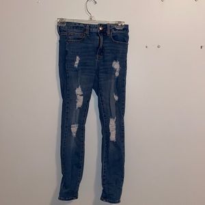 Aero Darkwash Highrise Jeggings